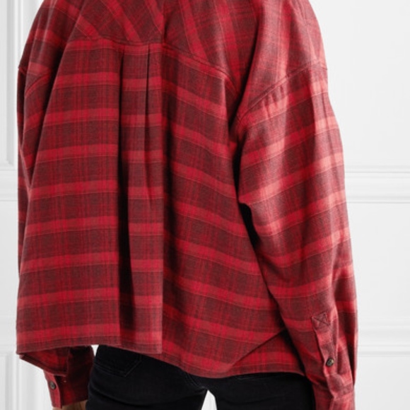Isabel Marant Delora Red Flannel- Fall Staple!! - Picture 3 of 6